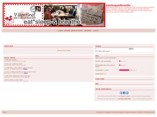Free forum : eatsleepandbreathe