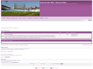 Come On The 'Rey! - Surrey Cricket